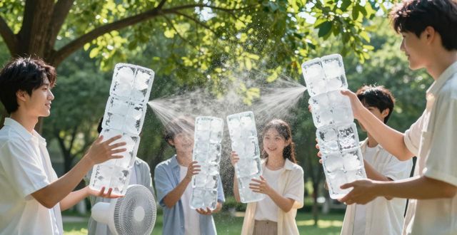 大冰块降温方法_黔江夏季防暑降温大冰块_大冰块户外活动使用时长
